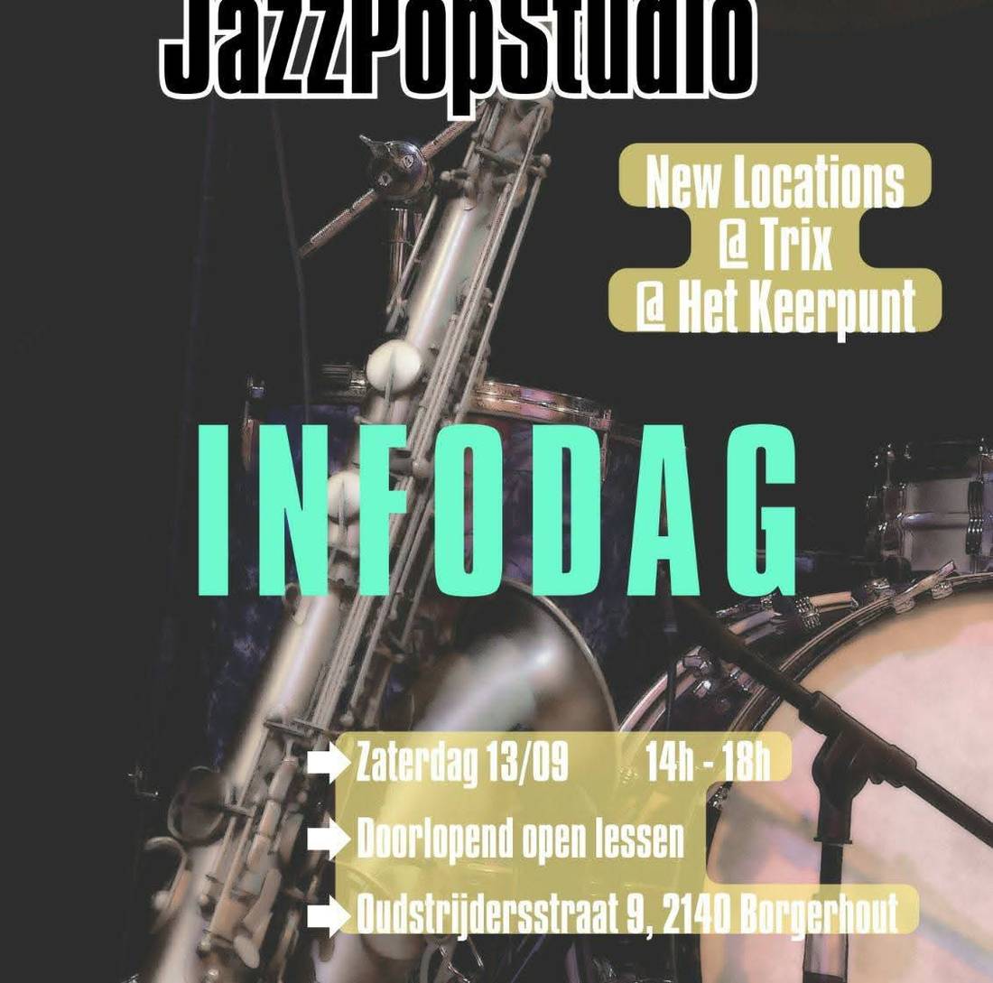 Poster for the JazzPopStudio infoday