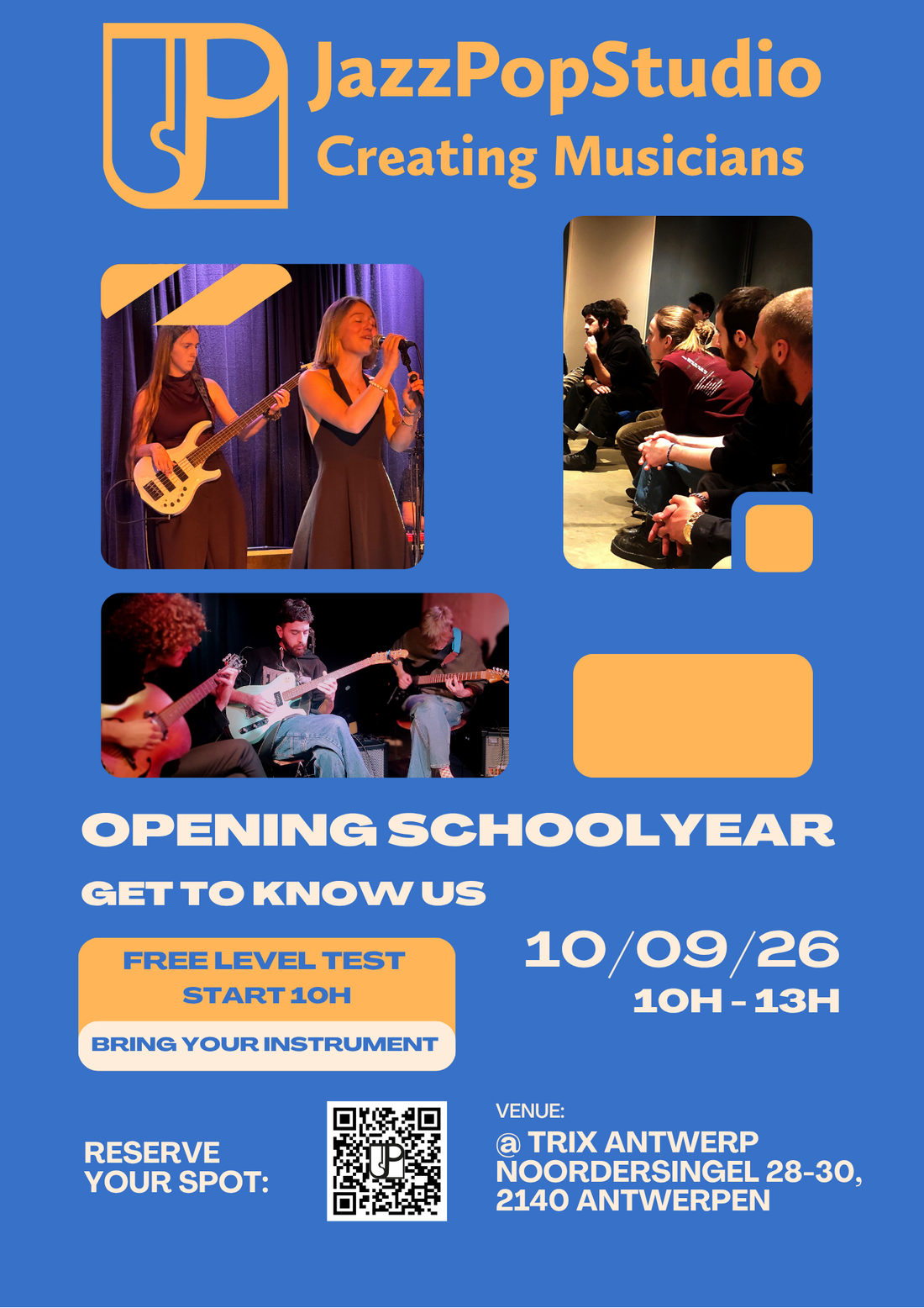 Poster for Opening Schoolyear 2026-2027